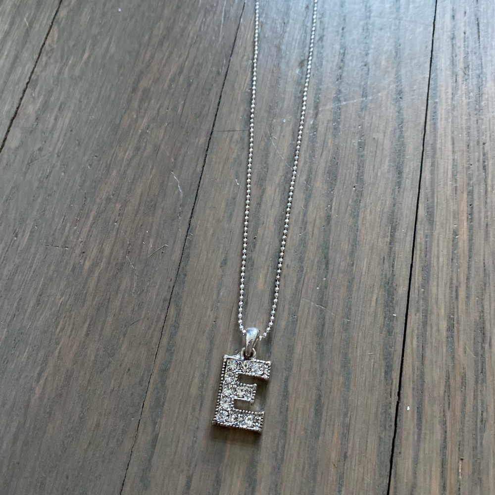 “E” Letter Necklace
